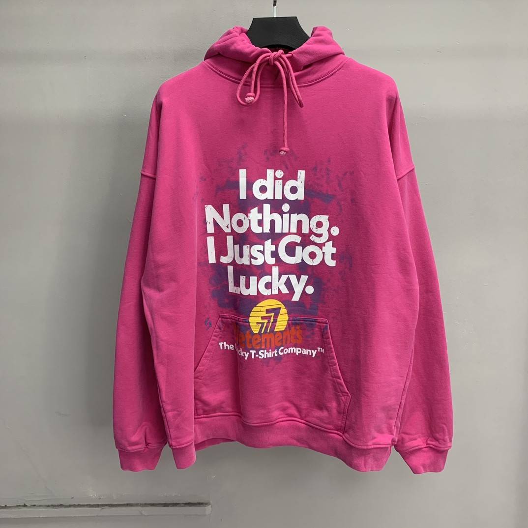 Ba1en*iaga Lucky hooded sweatshirt
