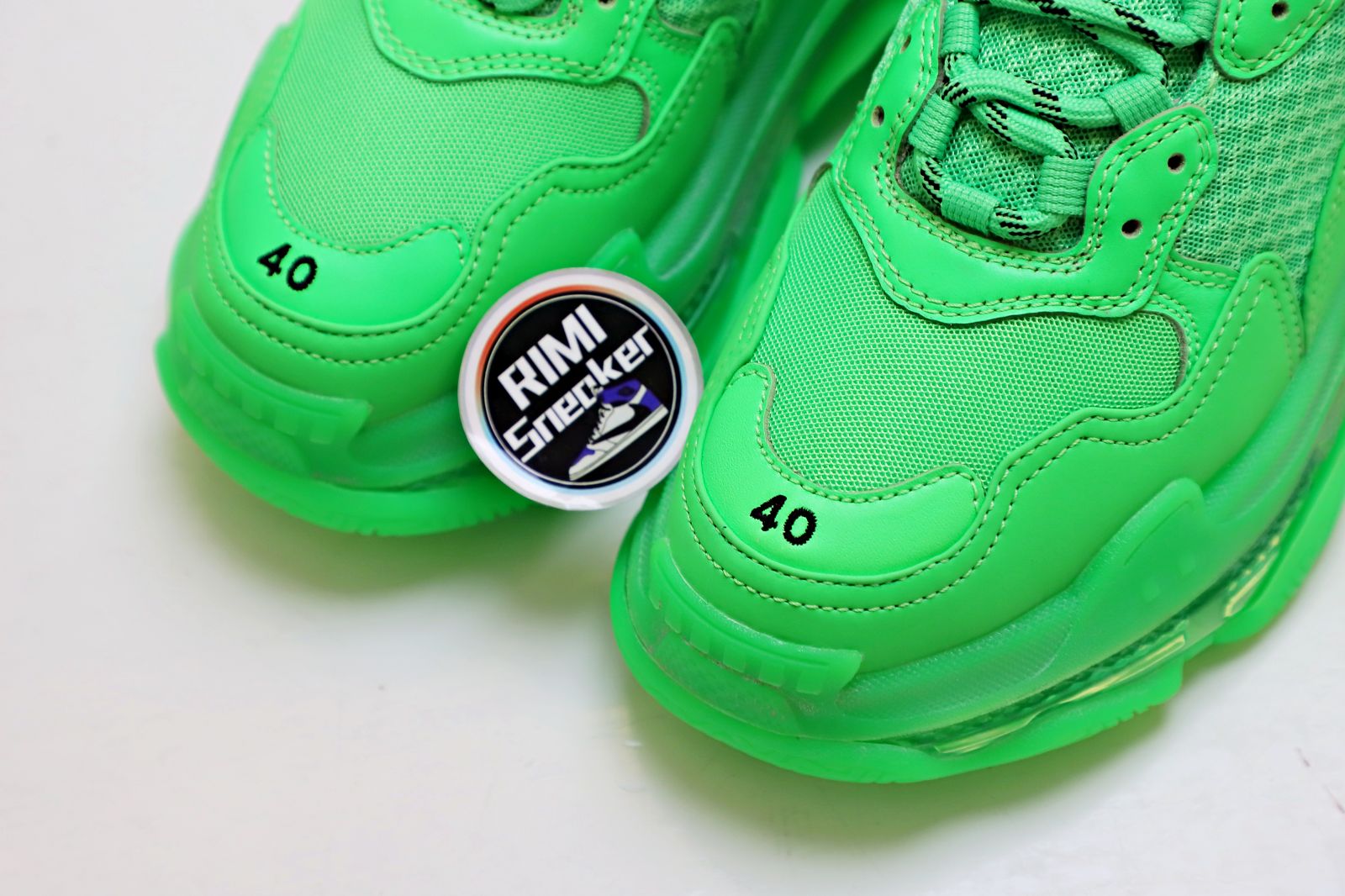 Ba1en*iaga Triple S Clear Sole green