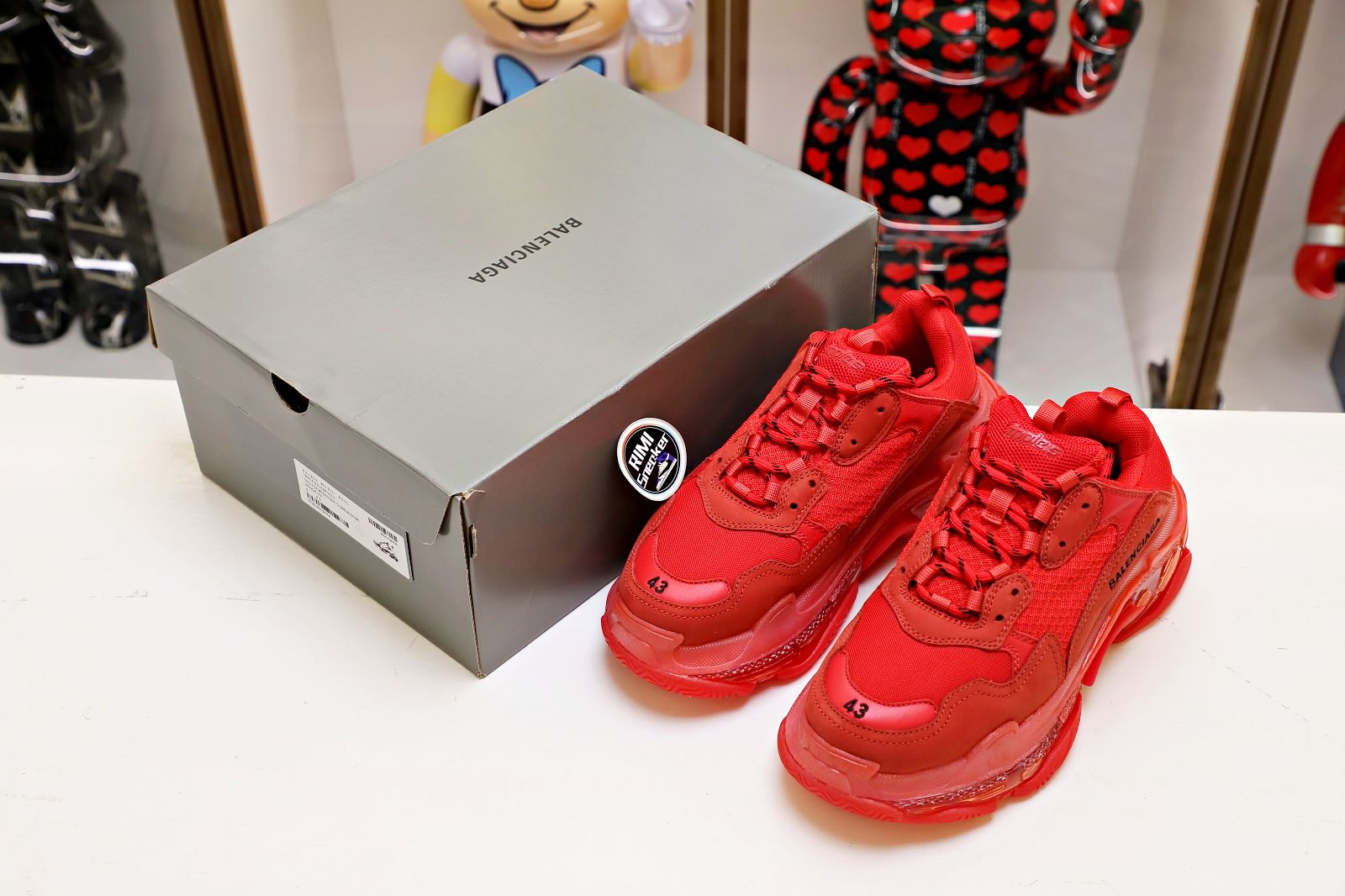 Ba1en*iaga TRIPLE S RED