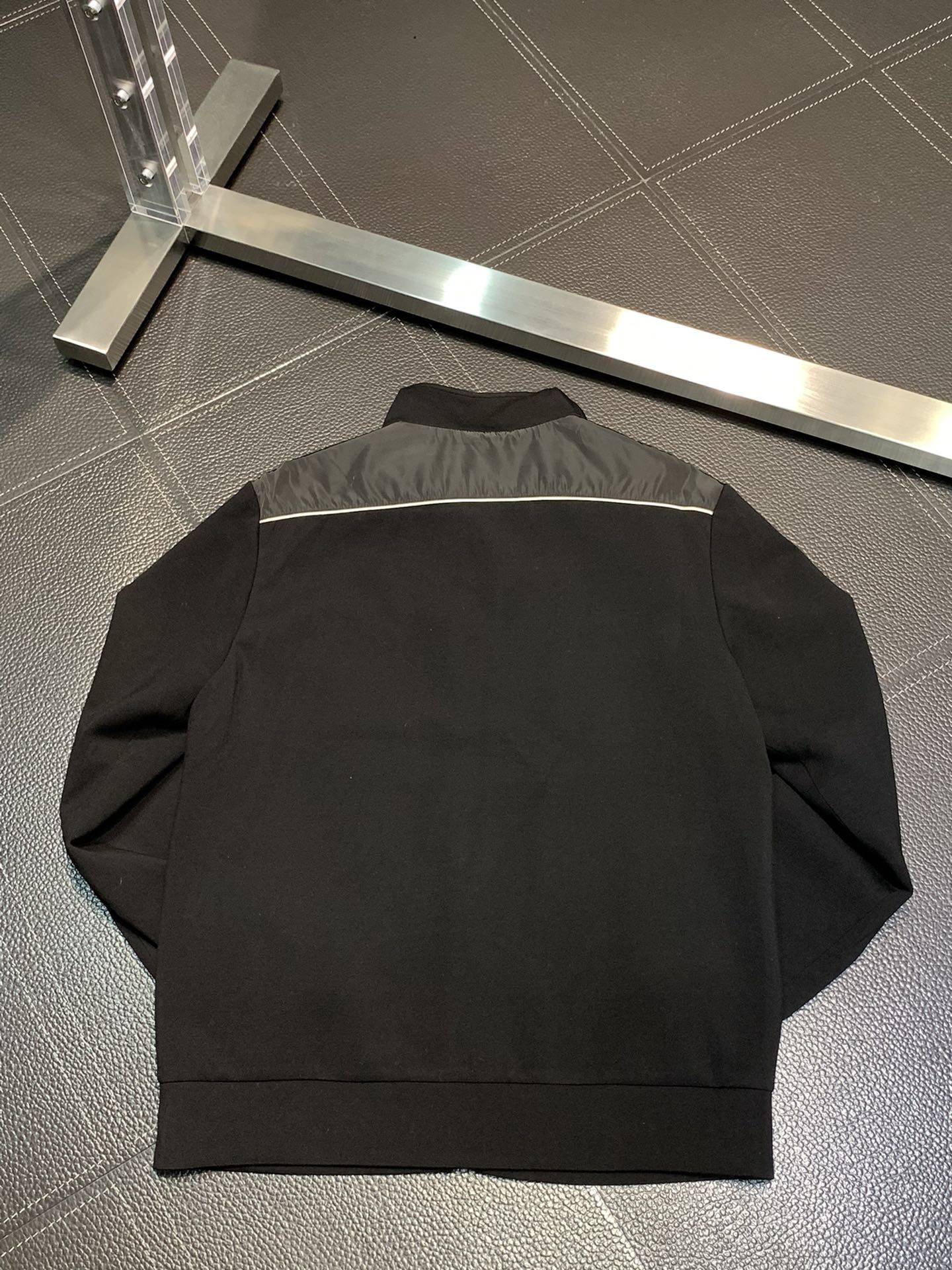 Pra*a stand collar jacket