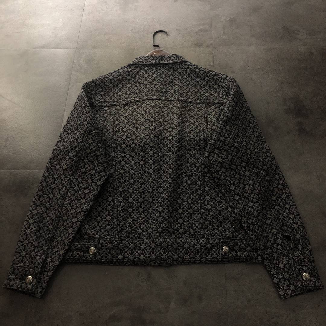 Ch*0me He**ts 2023 jacquard denim jacket