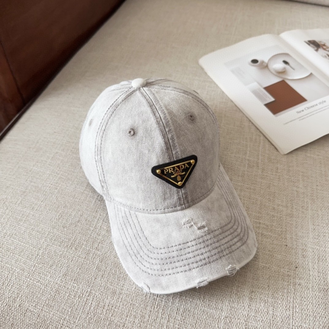 [#4809] Pra*a baseball cap peaked ca p hat