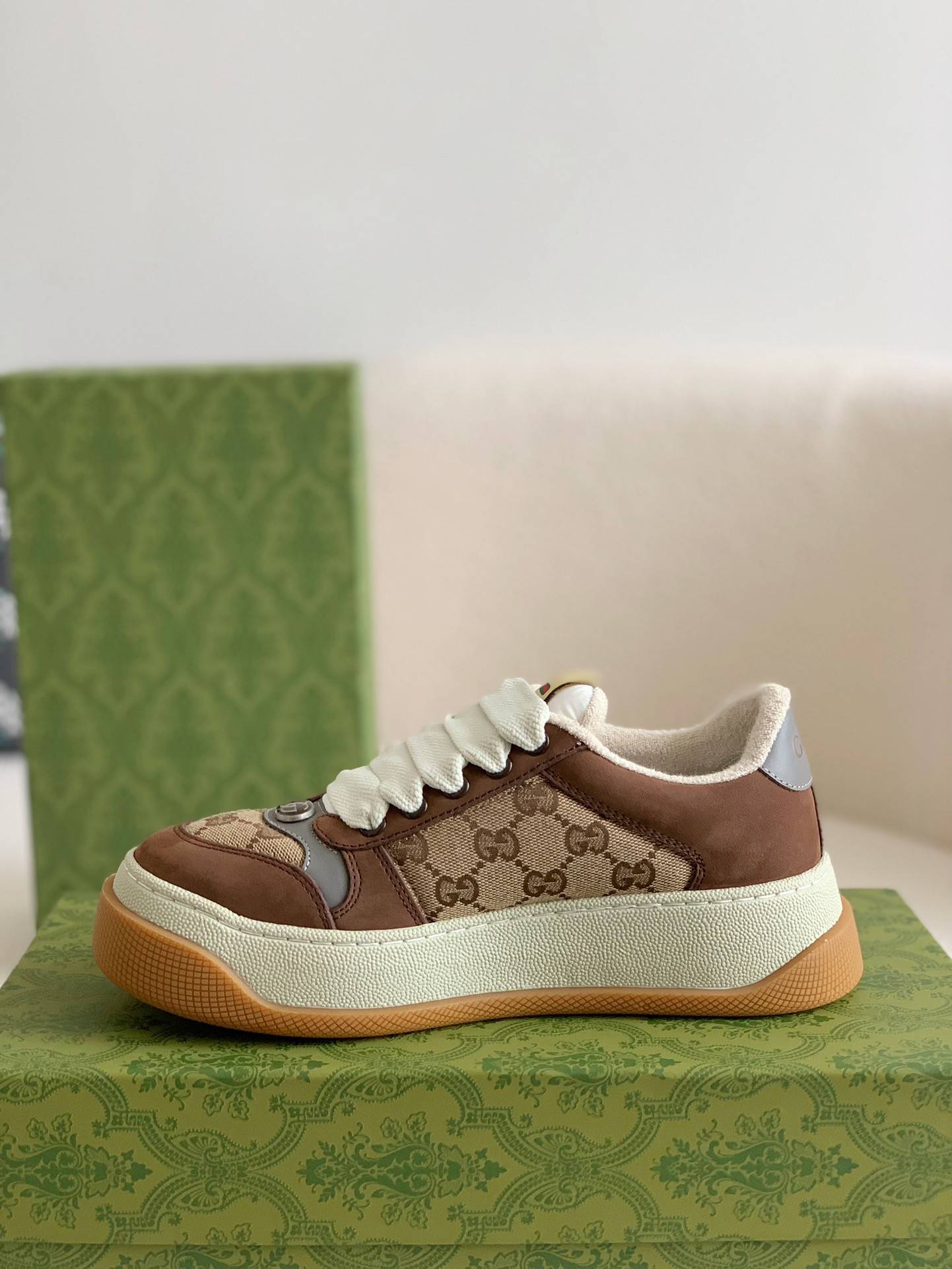 GU*Isneakers Cowhide