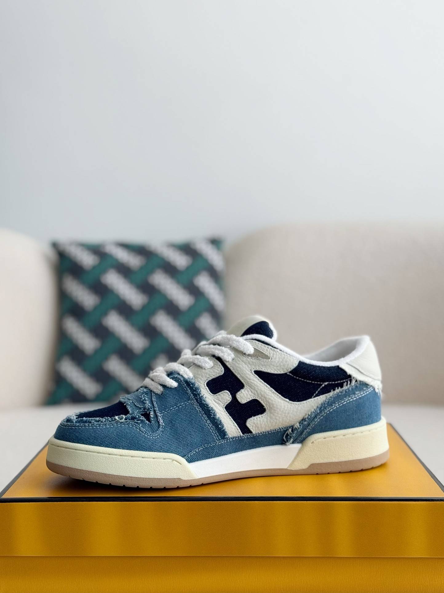 F**di Low-top denim shoes