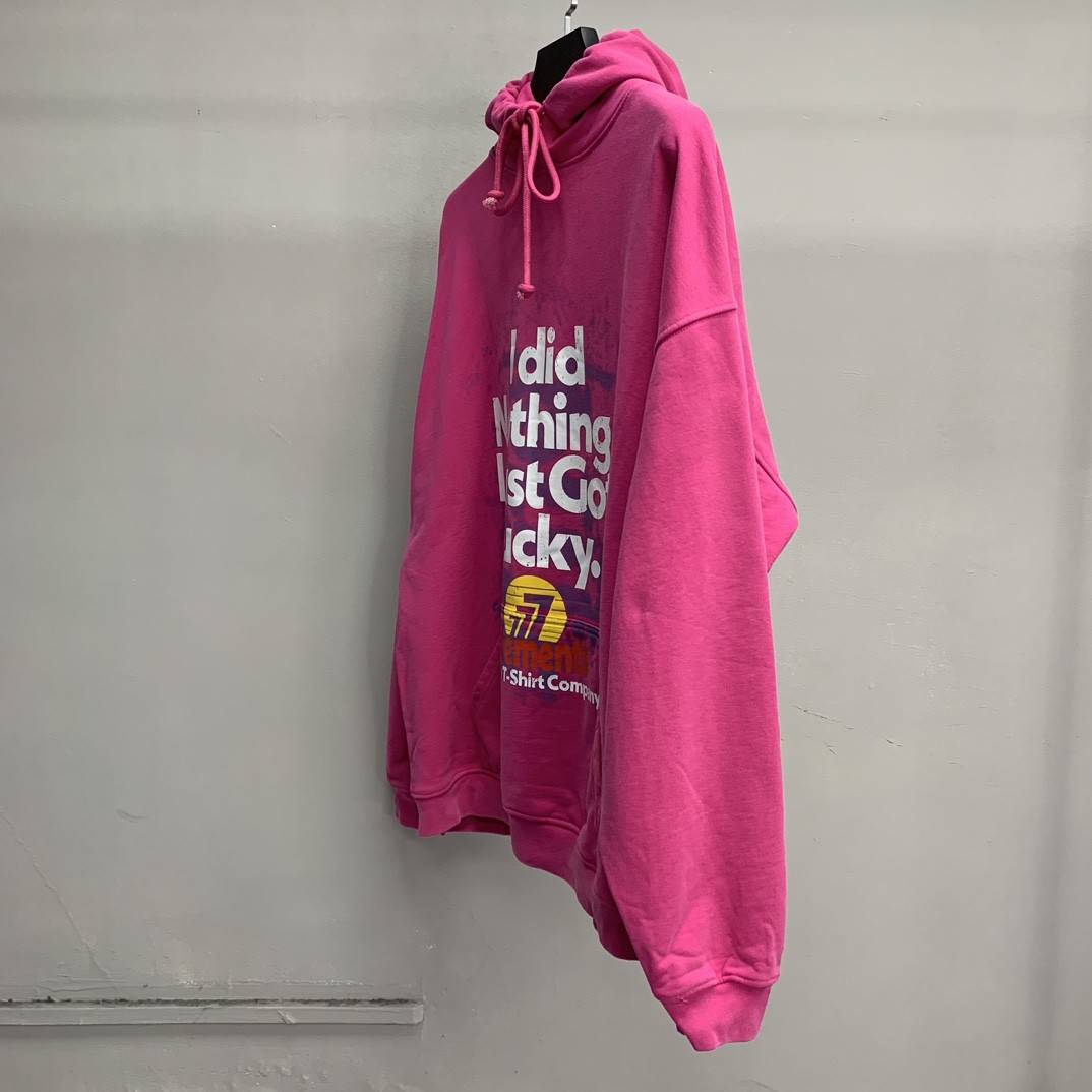 Ba1en*iaga Lucky hooded sweatshirt