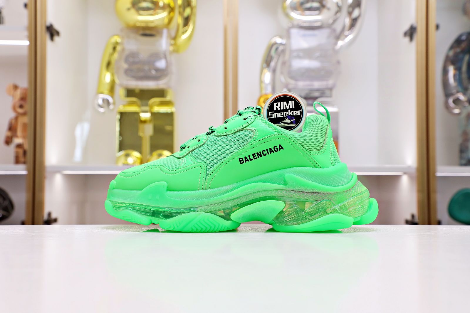 Ba1en*iaga Triple S Clear Sole green