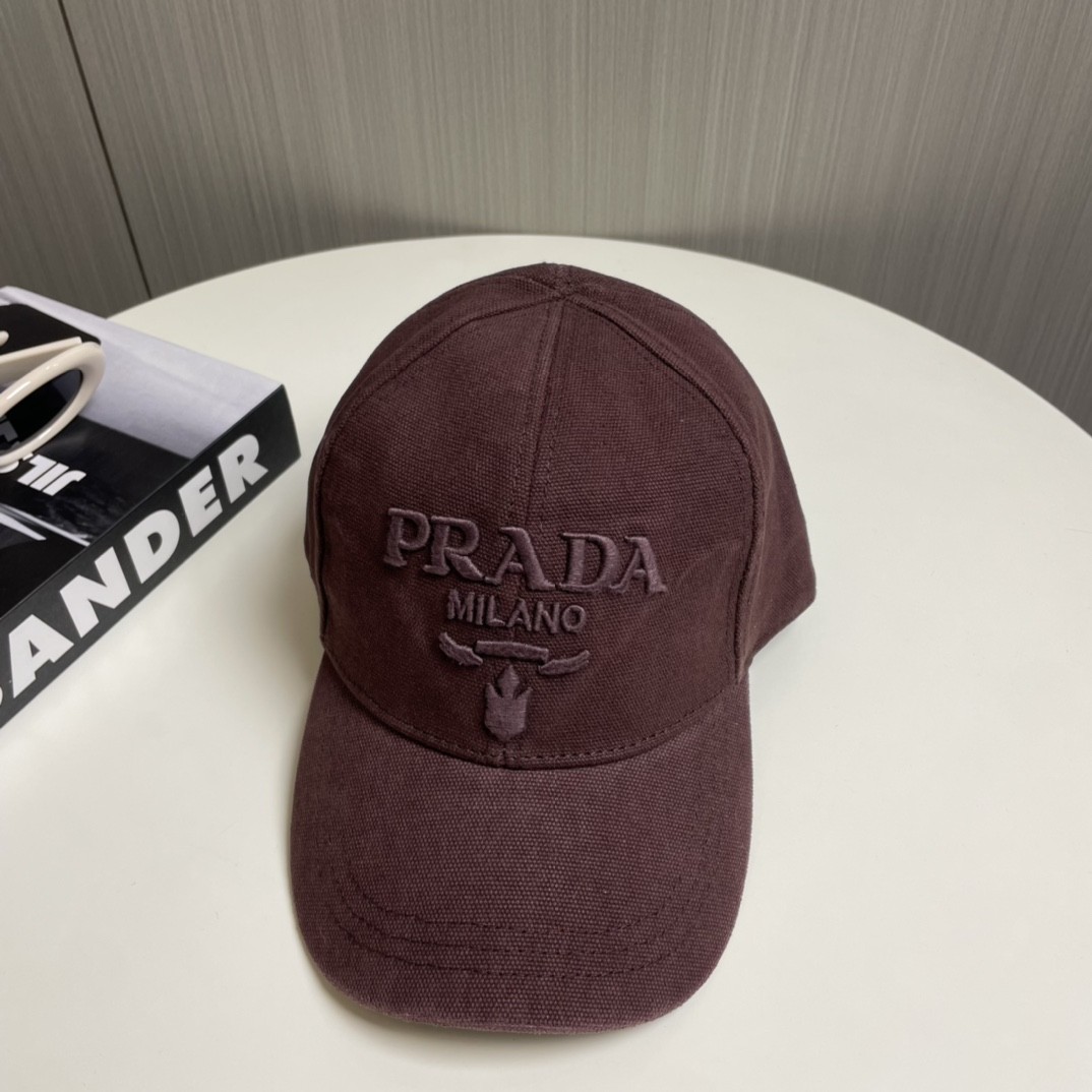 [#4805] Pra*a baseball cap peaked ca p hat
