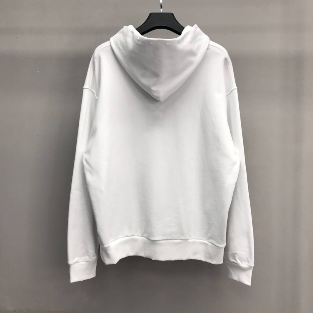 Ba1en*iaga lettered hooded sweatshirt