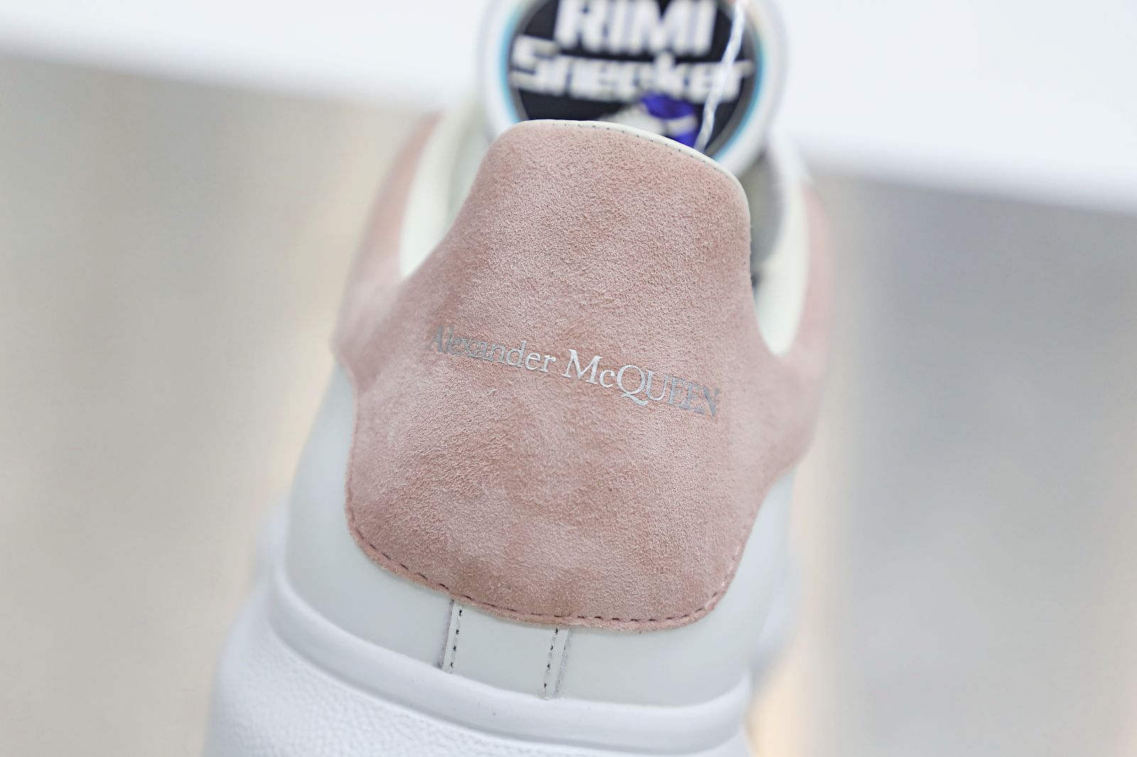 ALXNDER MC Mcqv*en PARIS PINK SUEDE HEEL
