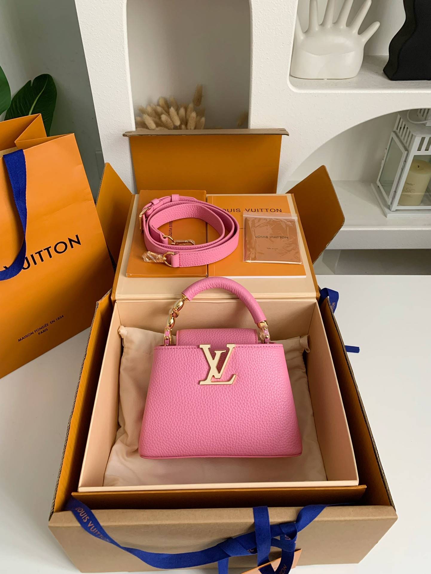 L*V Capucines BB Handbags Size:21*14*8cm