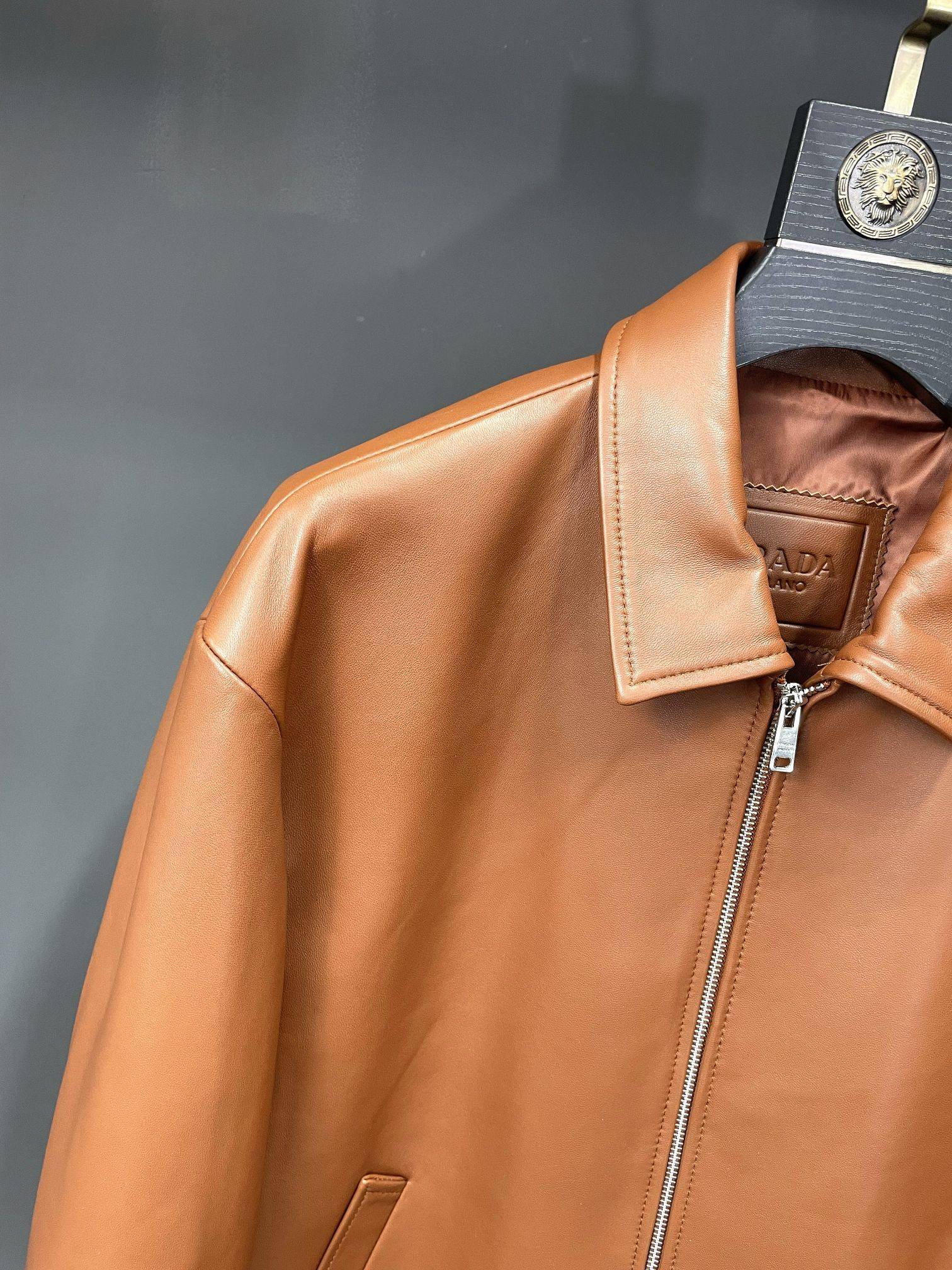 Pra*a Paris catwalk style leather jacket