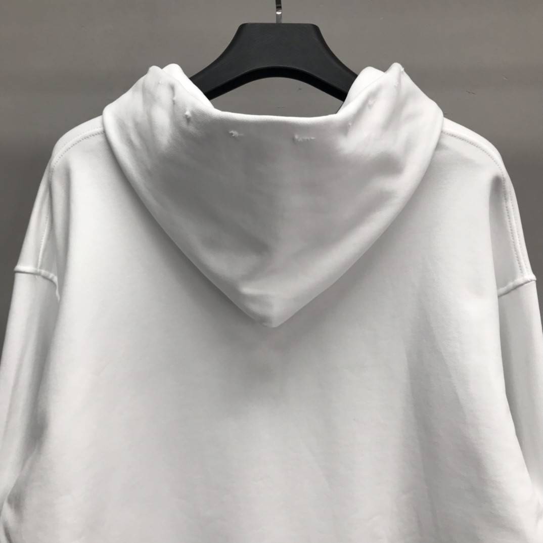 Ba1en*iaga lettered hooded sweatshirt