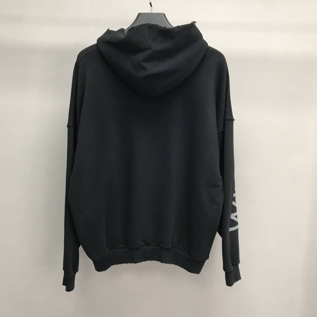 Ba1en*iaga lettered hooded sweatshirt