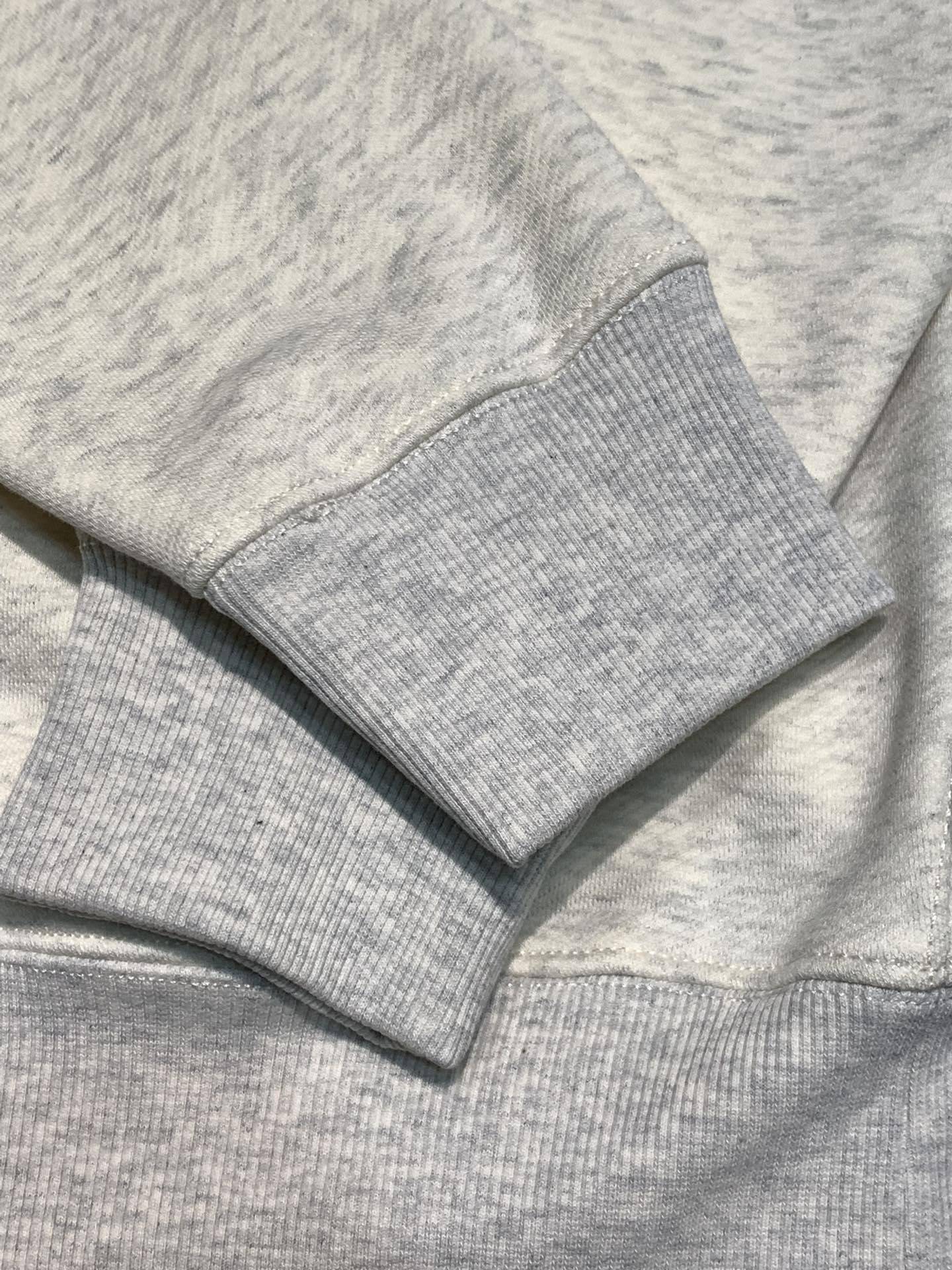 Pra*a fleece hooded sweatshirt