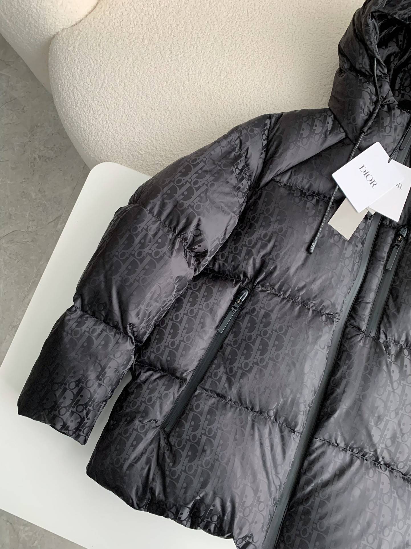 D10r Logo Printed Down Jacket
