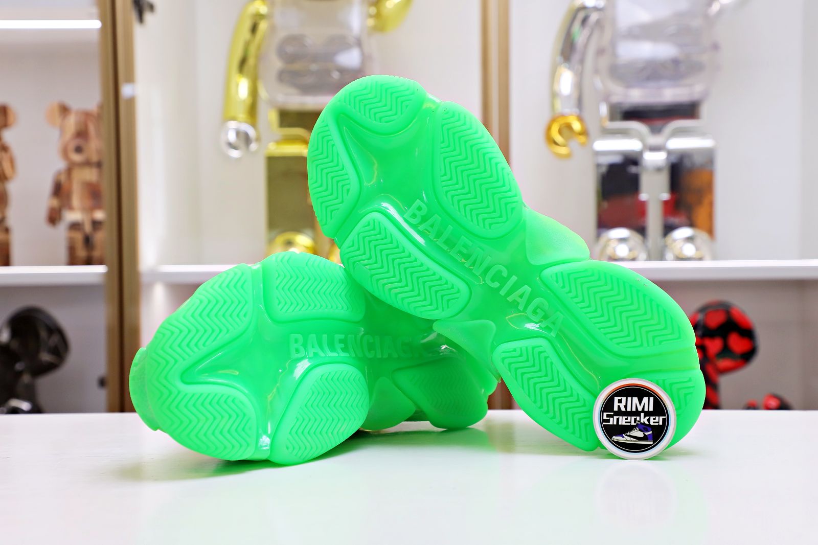 Ba1en*iaga Triple S Clear Sole green