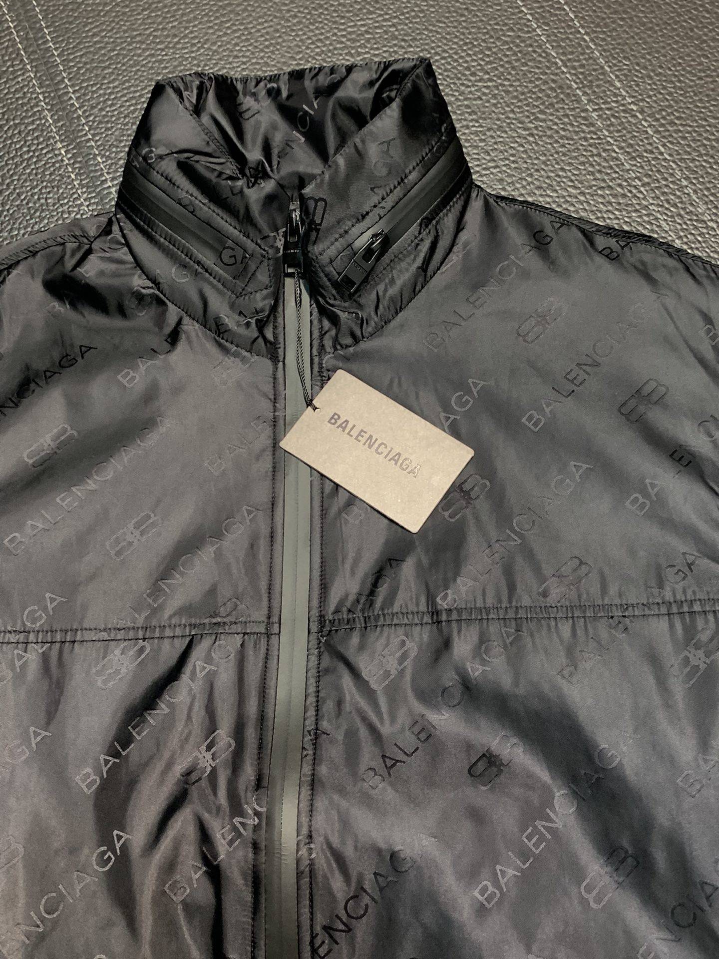 Ba1en*iaga hooded stand collar jacket