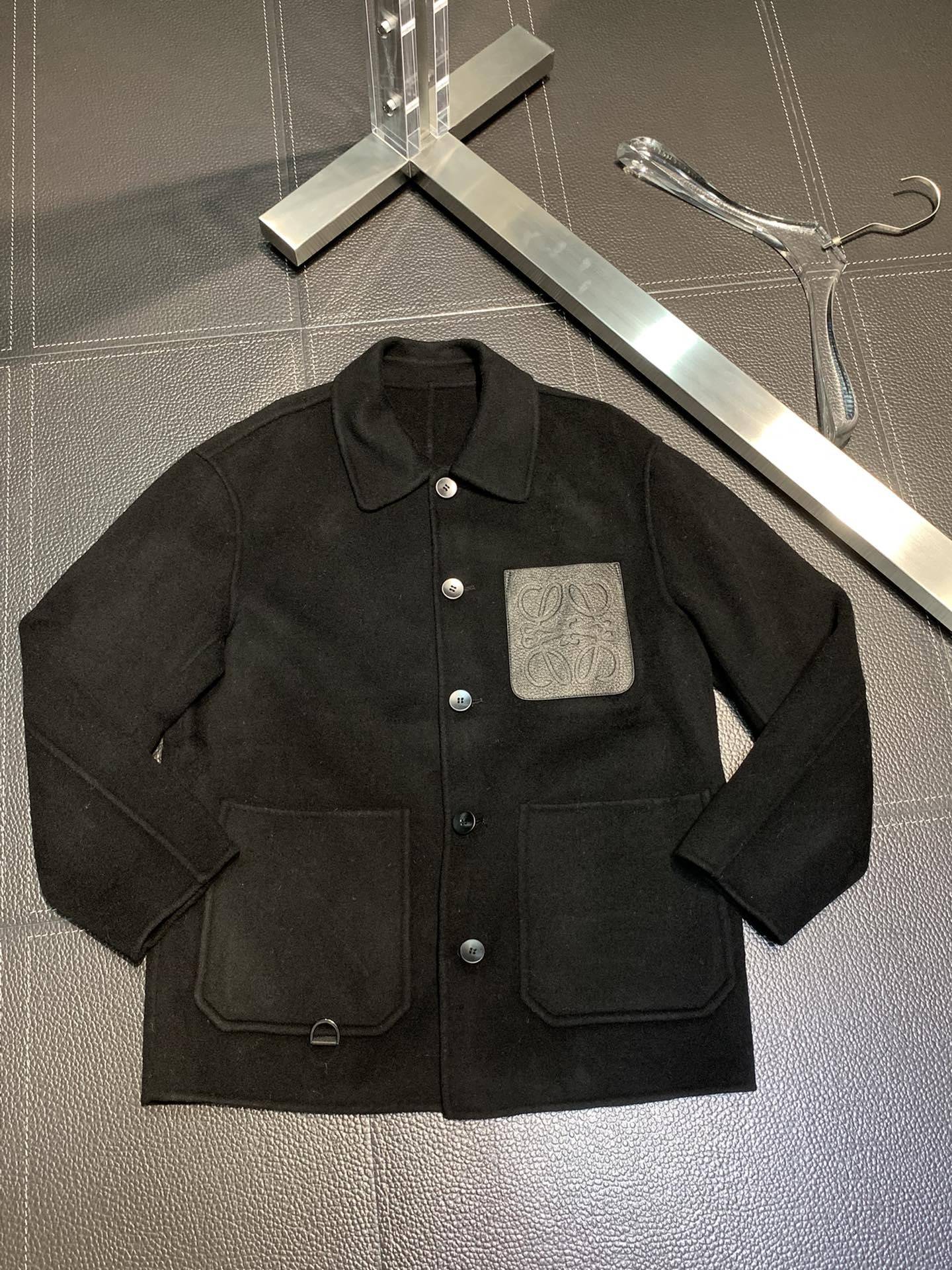 D10r men's lambswool coat