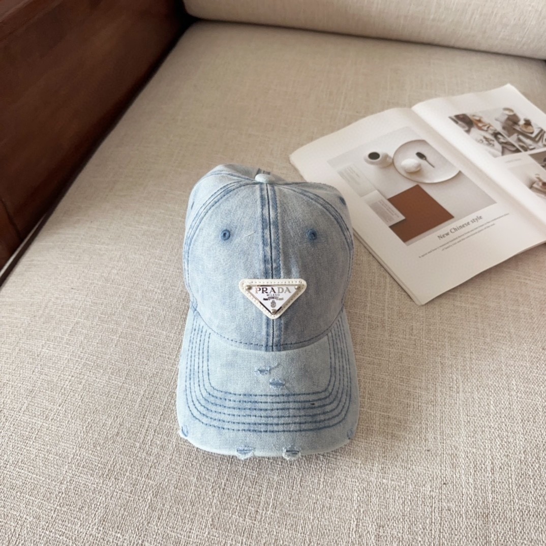 [#4813] Pra*a baseball cap peaked ca p hat