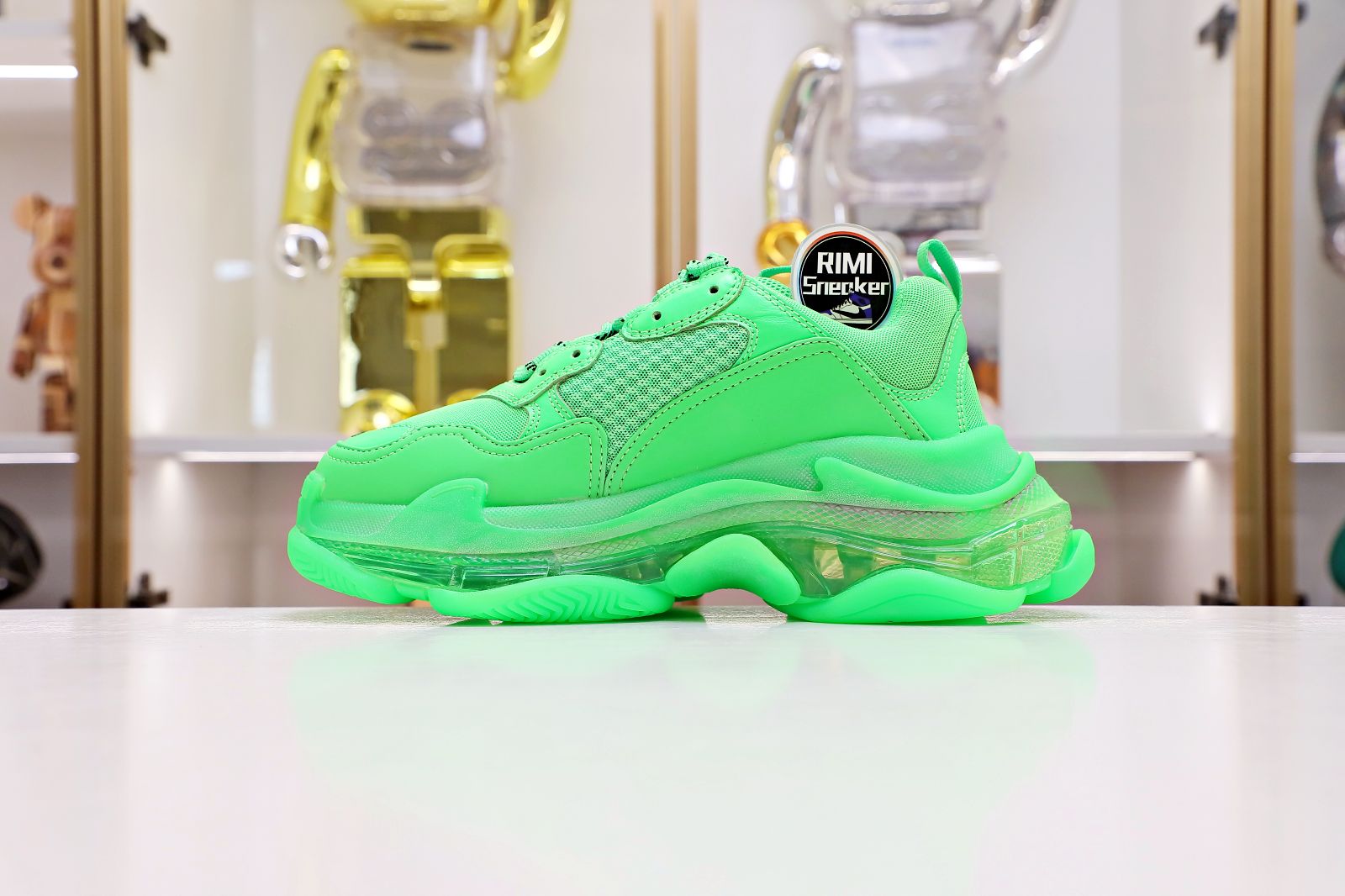 Ba1en*iaga Triple S Clear Sole green