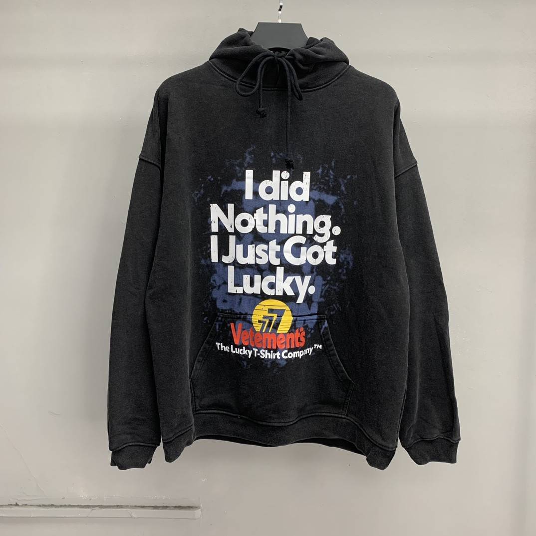 Ba1en*iaga Lucky hooded sweatshirt
