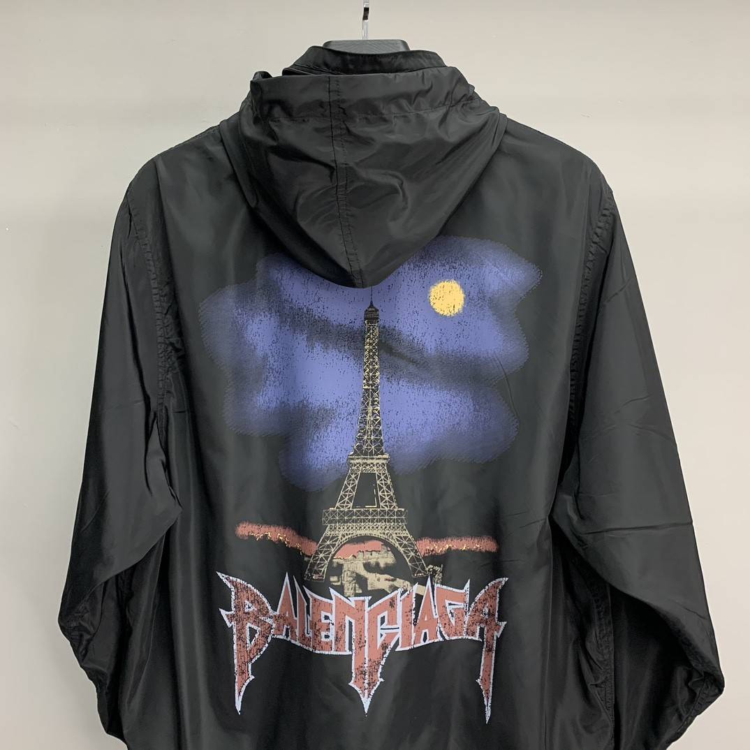 Ba1en*iaga BLCG Tower Night View waterproof jacket