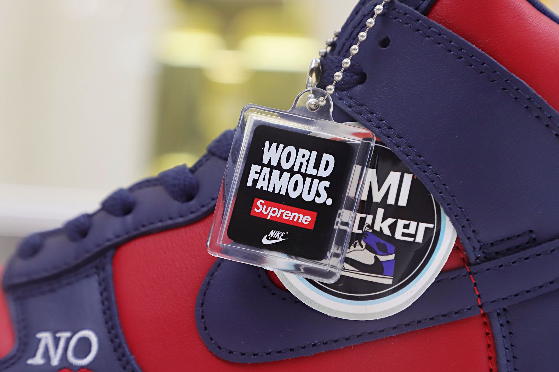 NIKE SB DUNK HIGH Svp*me BY ANY MEANS RED