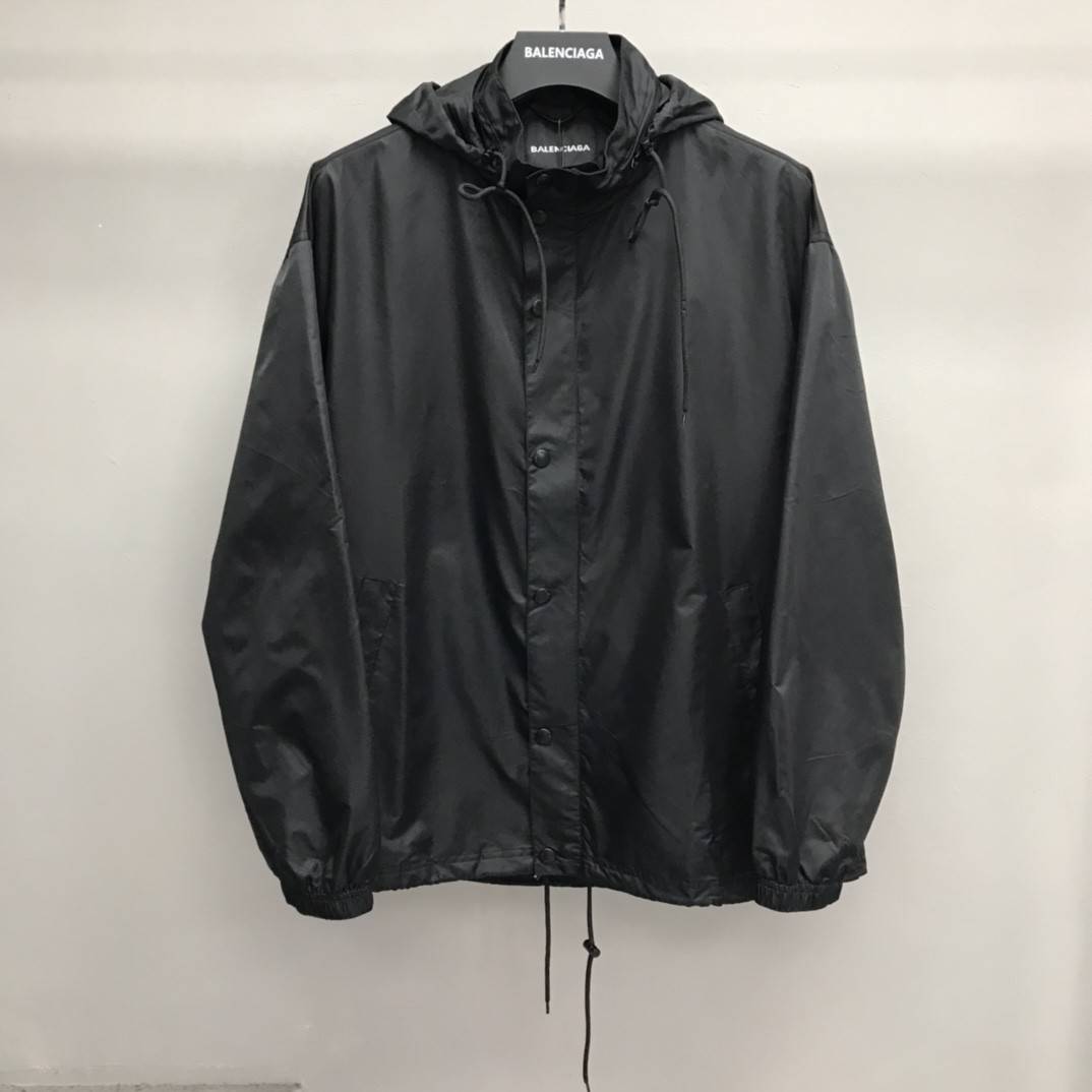 Ba1en*iaga masking tape trench coat