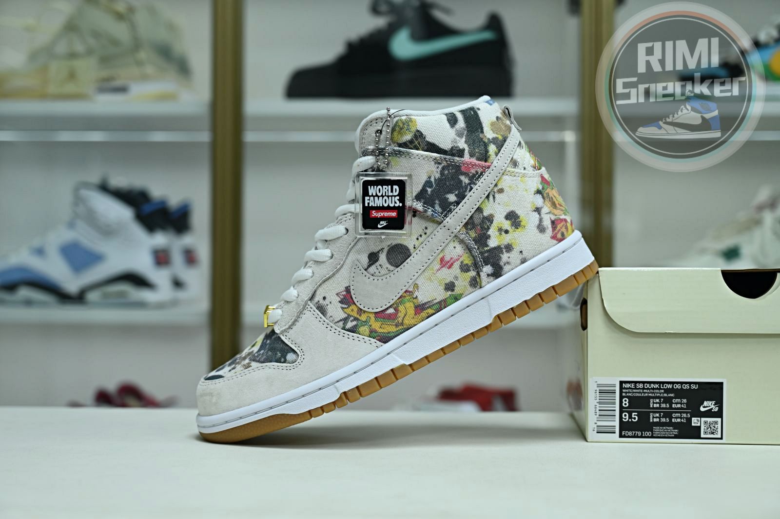 Svp*me x Nike Dunk SB High "Rammellzee"