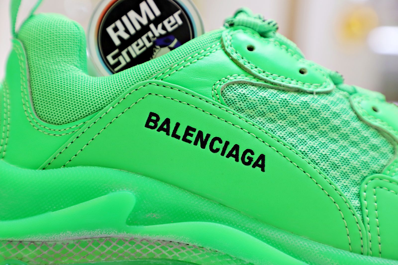 Ba1en*iaga Triple S Clear Sole green