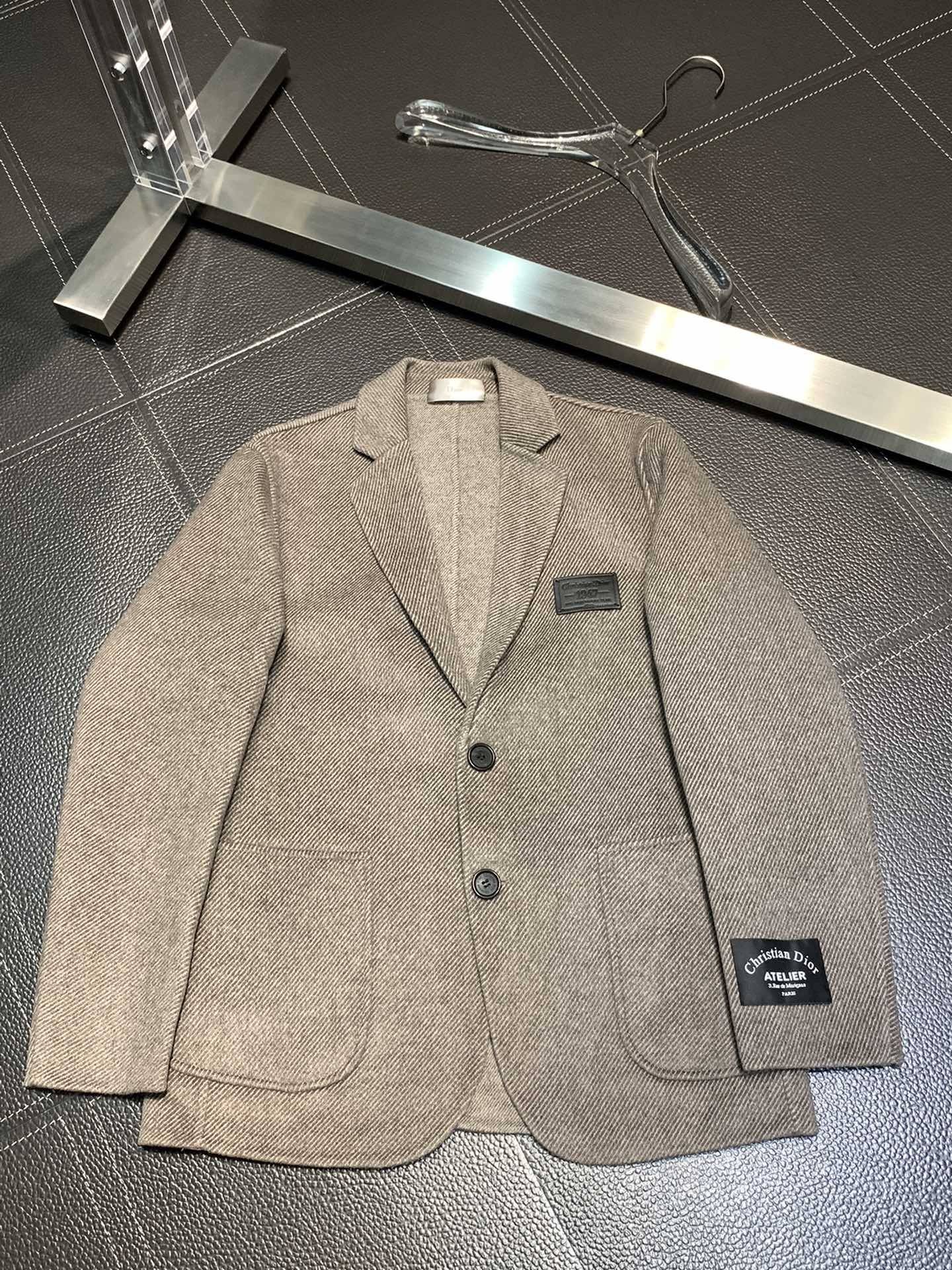D10r men's lambswool coat