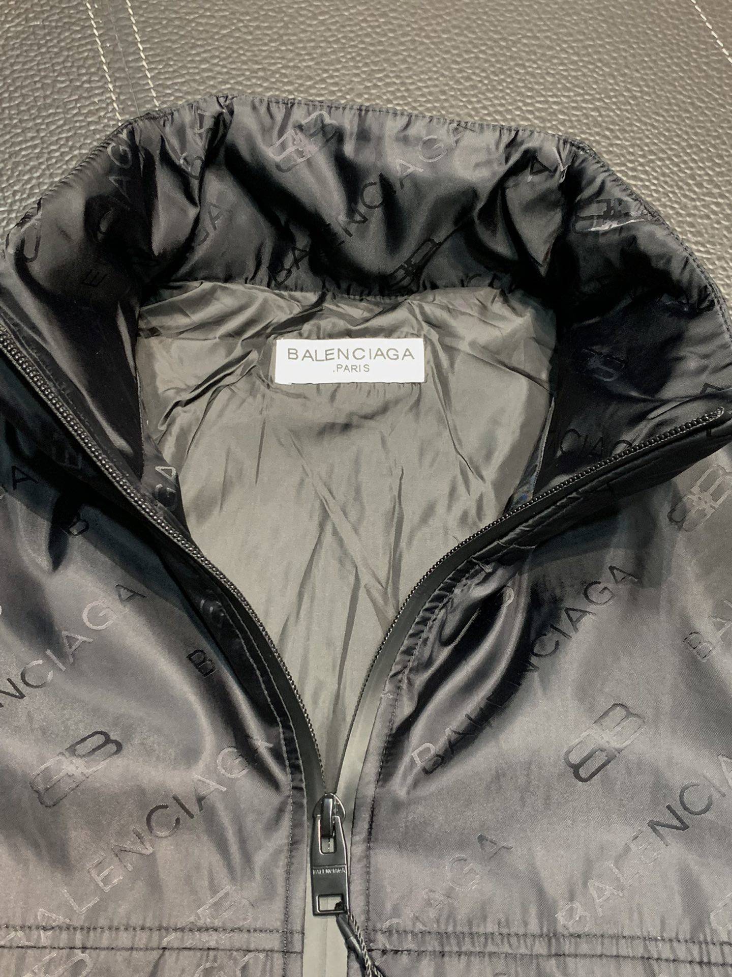 Ba1en*iaga hooded stand collar jacket
