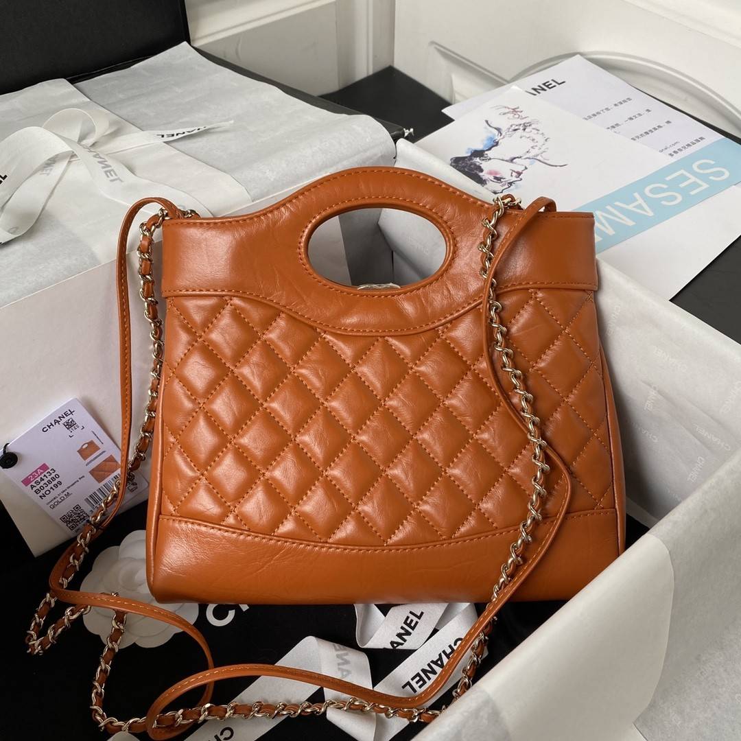 CH*EL23A mini 31 bag AS4133, top quality  Size: 22 * 23 * 5.5cm