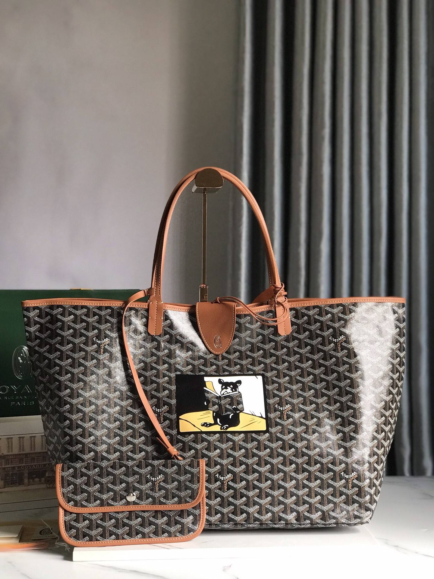 G09ard Saint L0vis GM special painted Dou style shopping bag