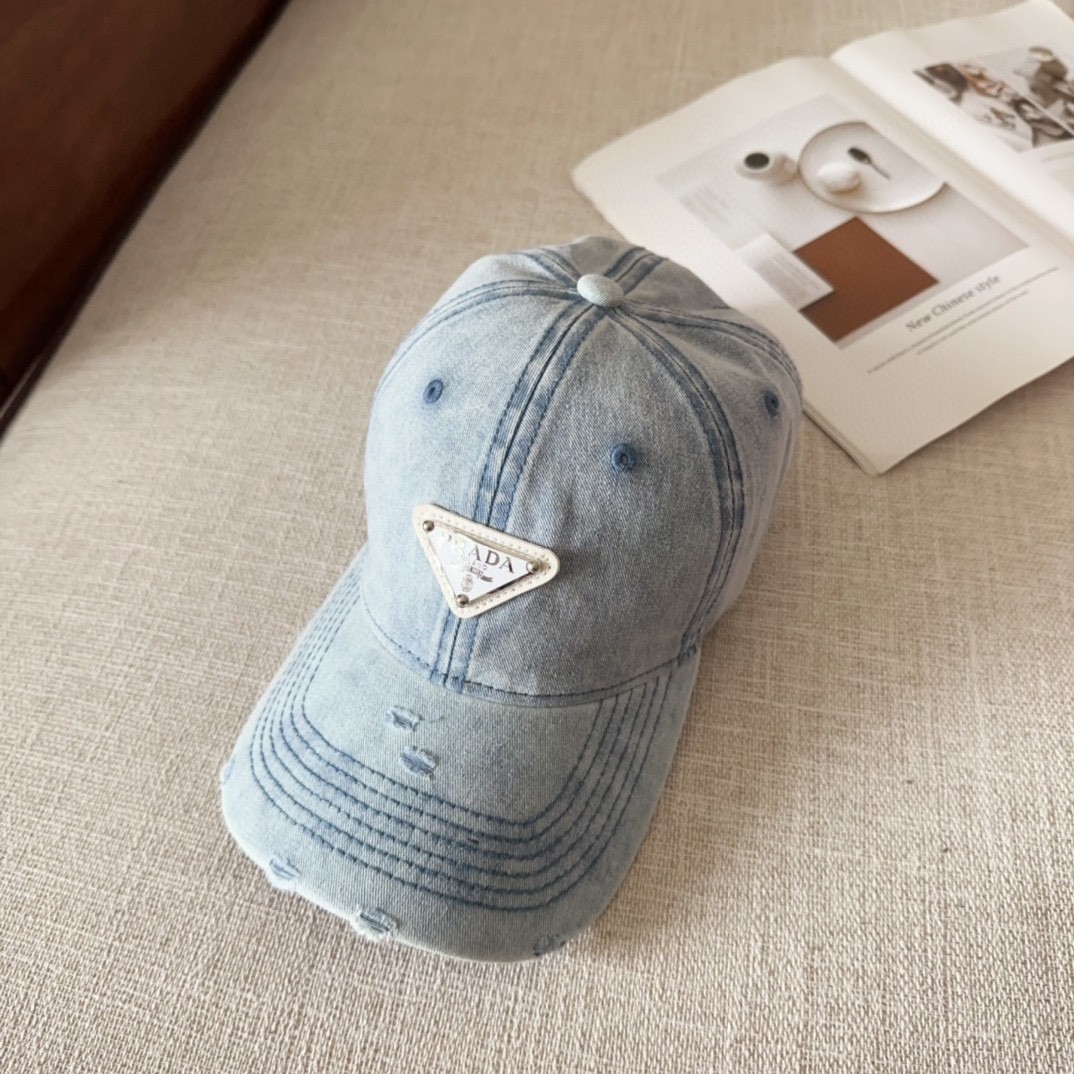 [#4813] Pra*a baseball cap peaked ca p hat