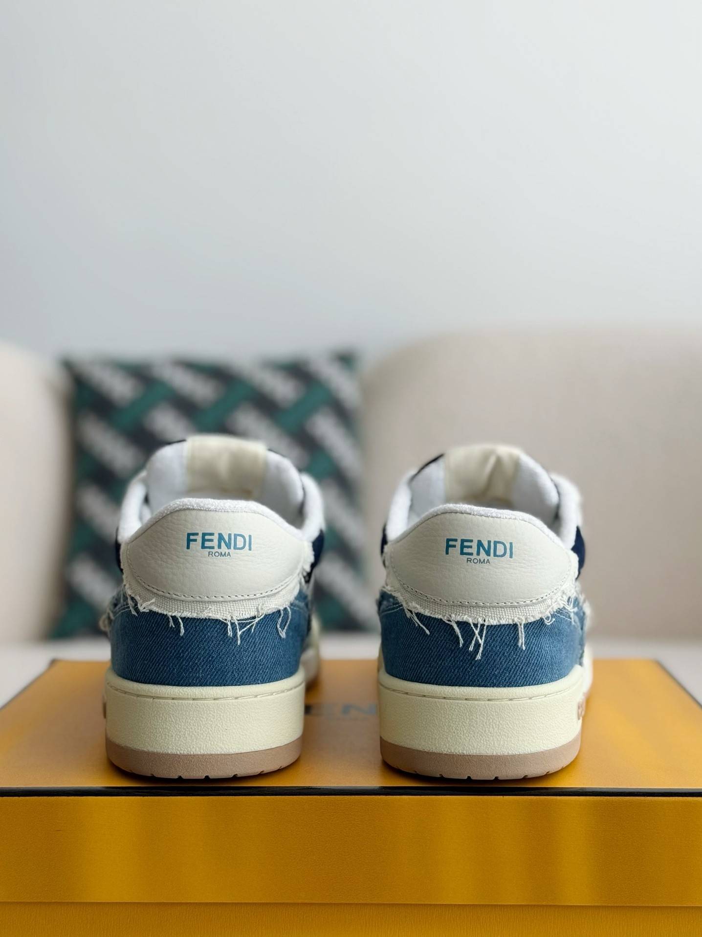 F**di Low-top denim shoes