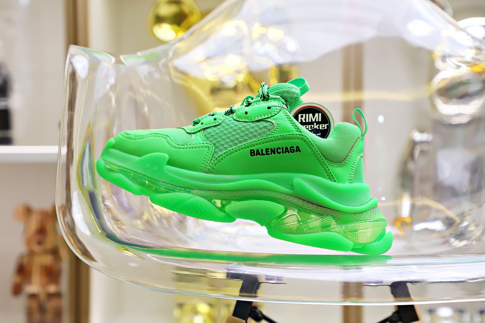 Ba1en*iaga Triple S Clear Sole green