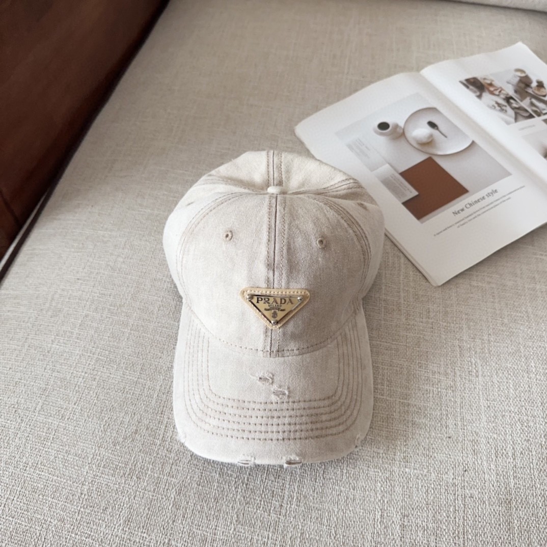 [#4811」 Pra*a baseball cap peaked ca p hat