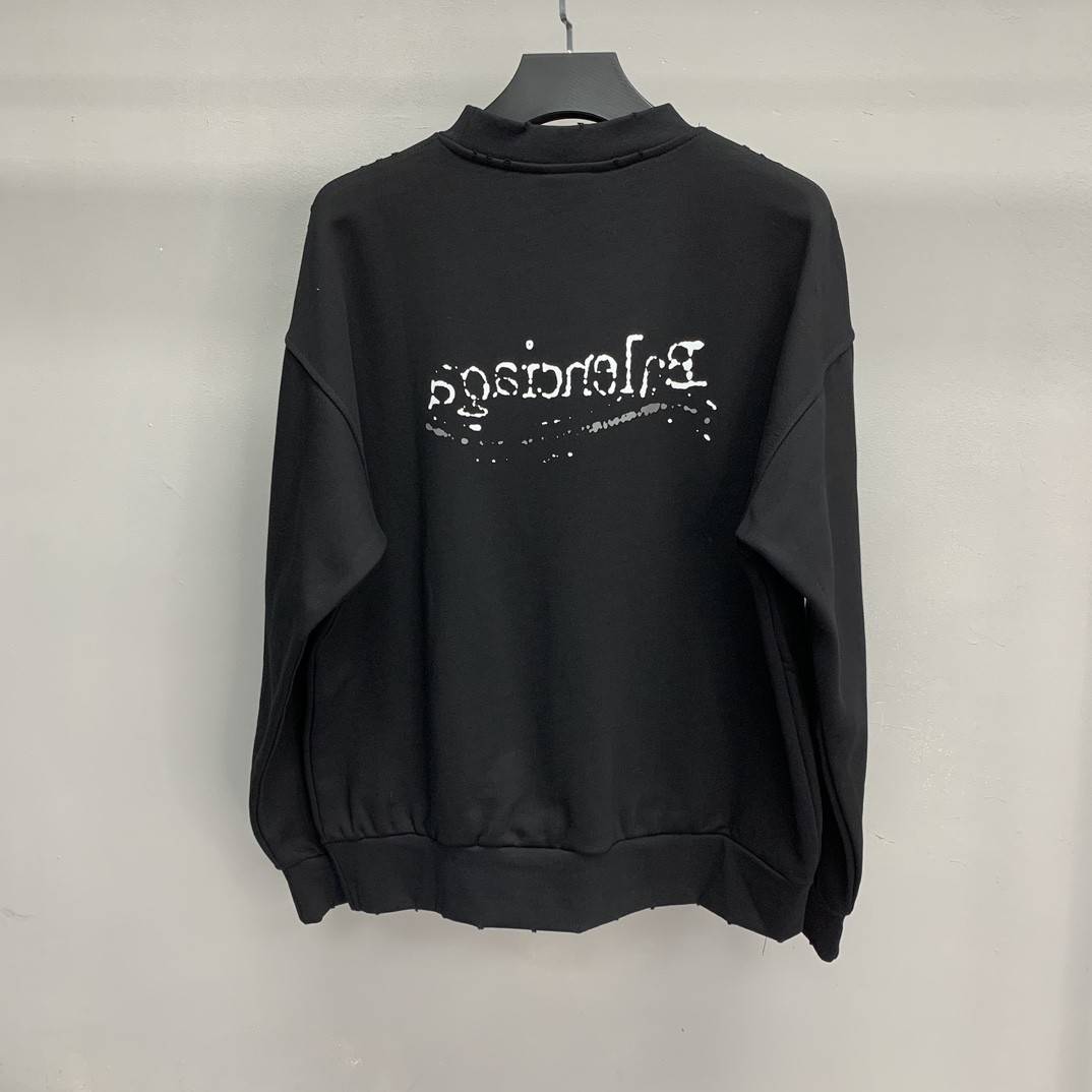 Ba1en*iaga Cola graffiti sweatshirt