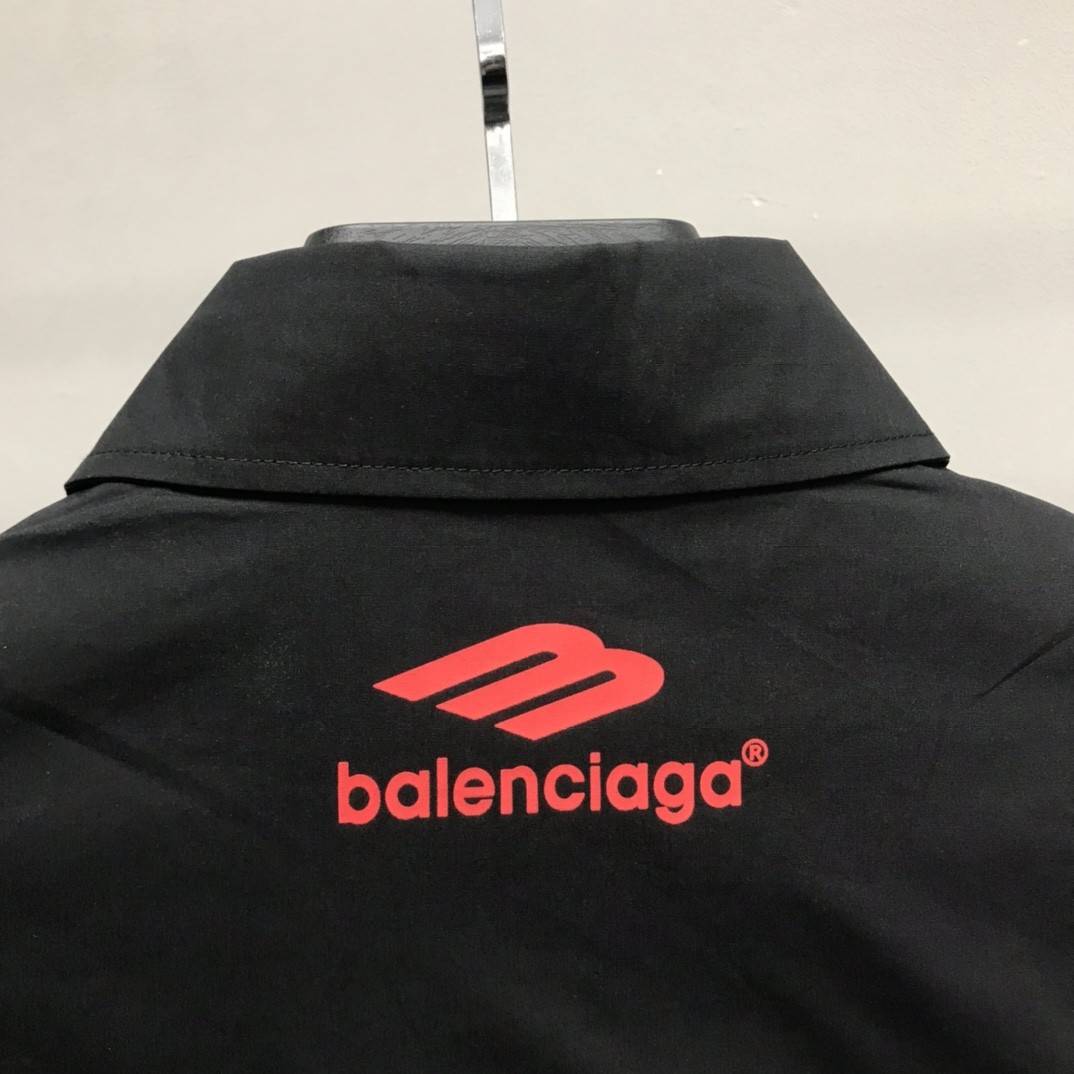 Ba1en*iaga LOGO LOGO racing style long sleeve shirt