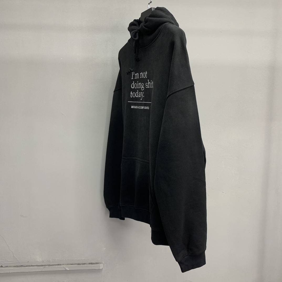 Ba1en*iaga lettered washed sweatshirt