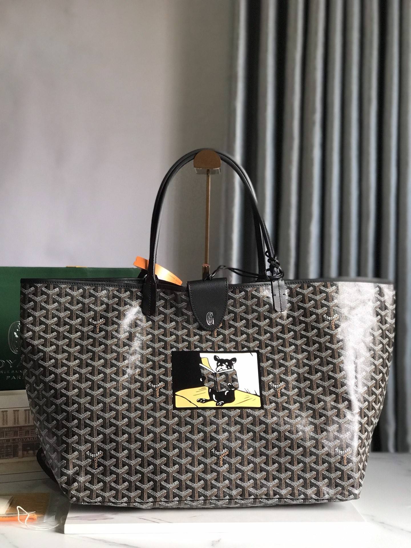 G09ard Saint L0vis GM special painted Dou style shopping bag