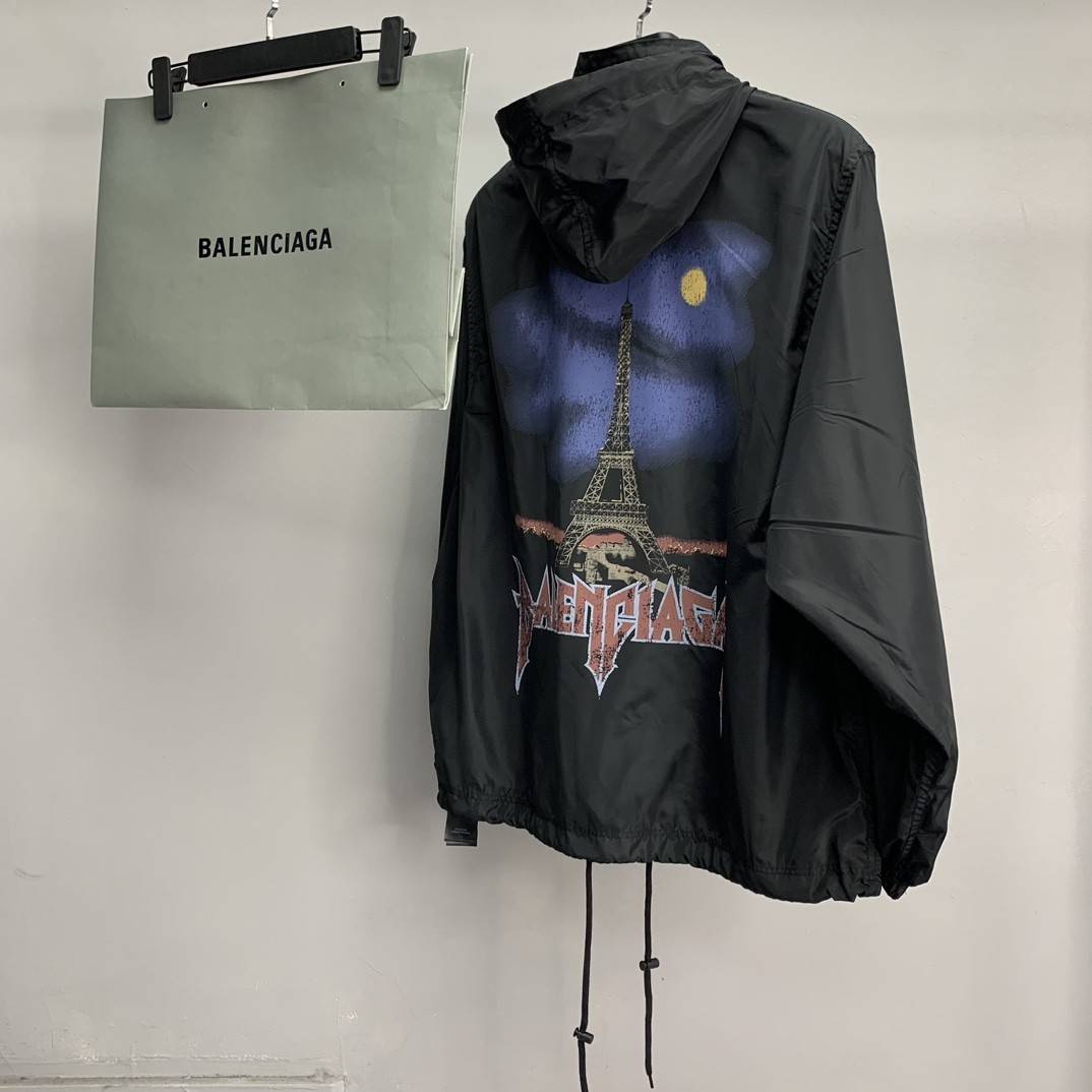 Ba1en*iaga BLCG Tower Night View waterproof jacket