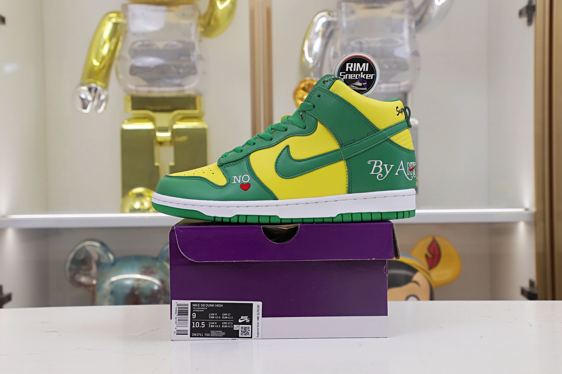 DUNK HIGH Svp*me BY ANY MEANS GREEN