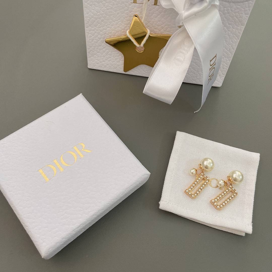 D10r letter D earrings