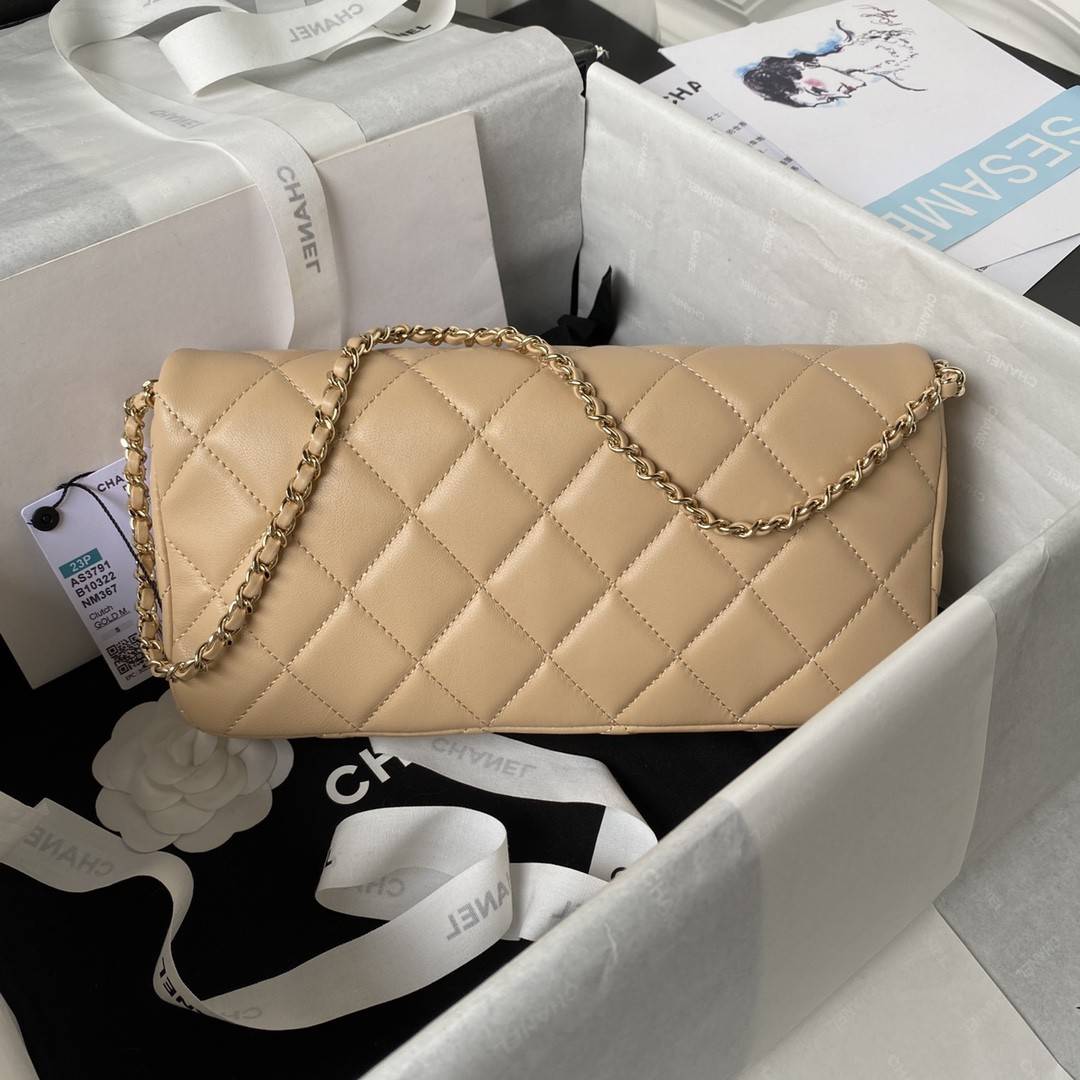 CH*EL23A Hot Selling Pearl Stick Bag AS3791, Top Quality Size: 11.5 * 26 * 4cm