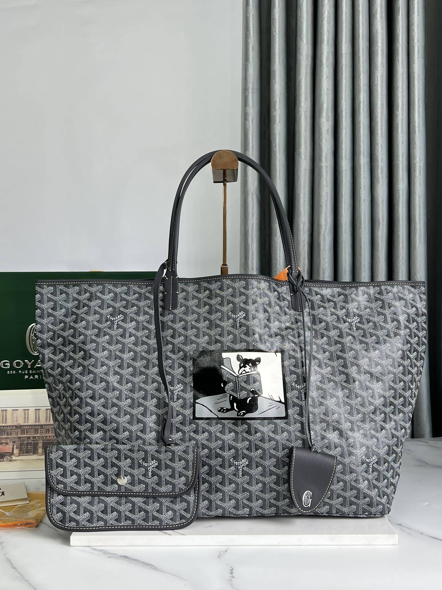 G09ard Saint L0vis GM special painted Dou style shopping bag
