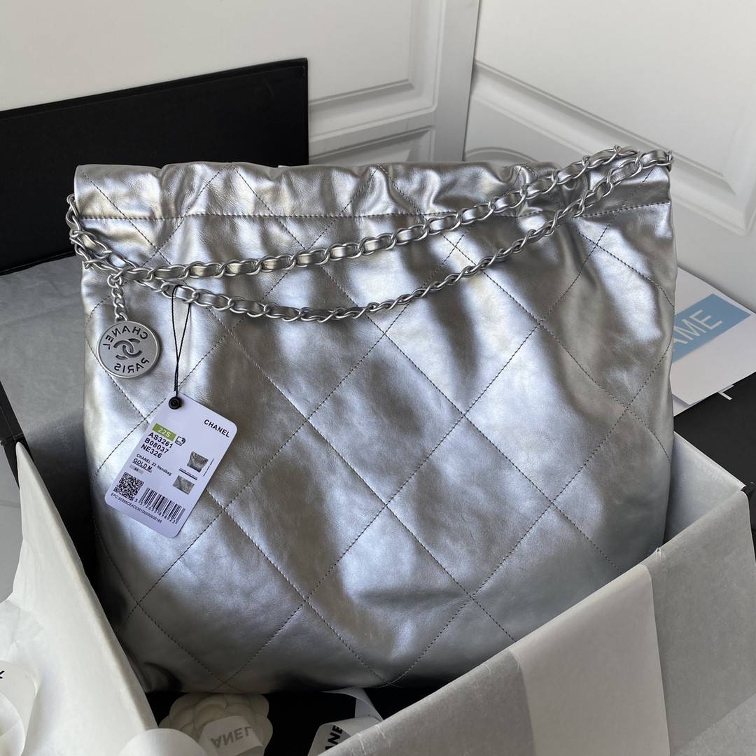 ?CH*EL2022S Hot 22 Bag Shopping Bag AS3261, Top Quality! Size:39*42*8cm