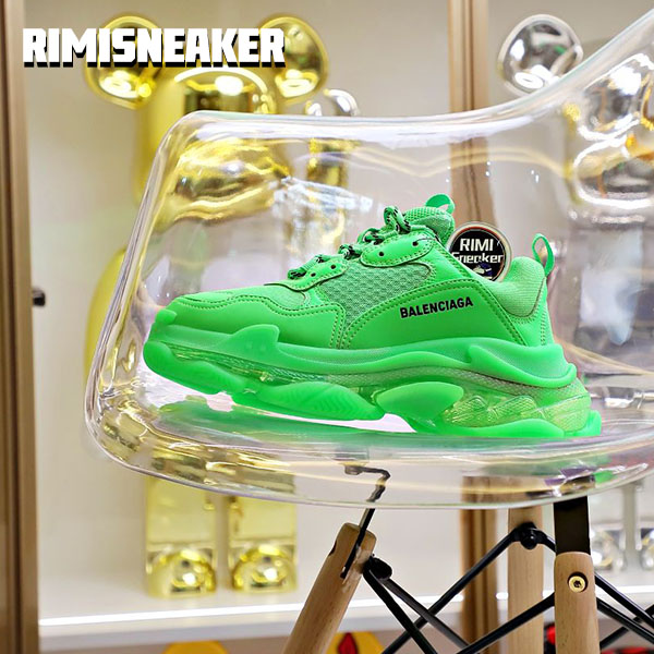 Ba1en*iaga Triple S Clear Sole green