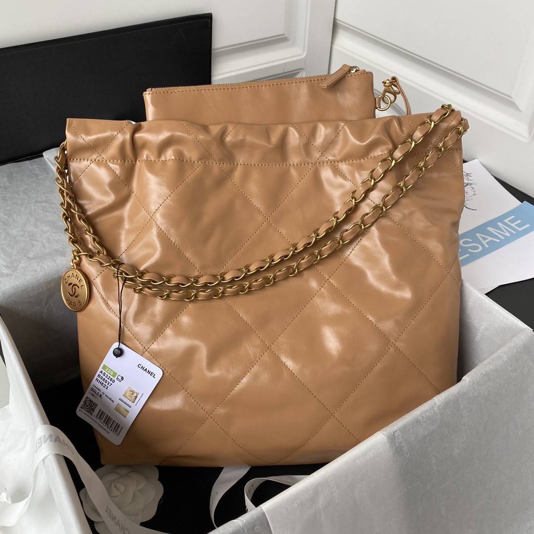 CH*EL2022S Hot 22 Bag Shopping Bag AS3260, Top Quality! Size:35*37*7cm